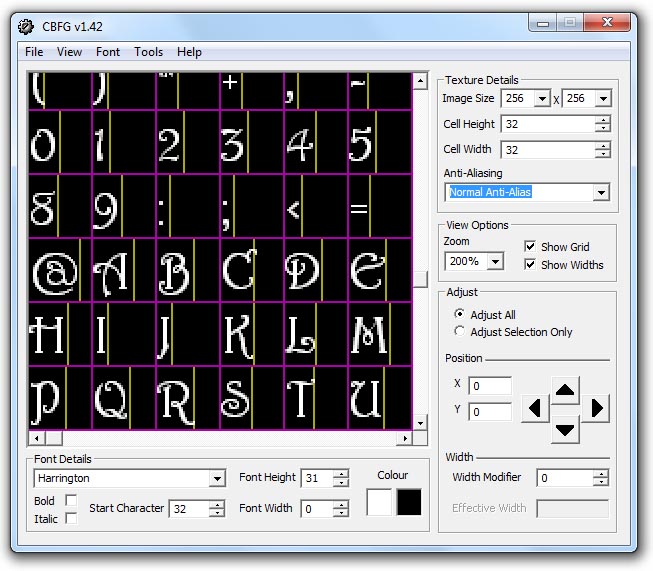 bitmap-font-editor