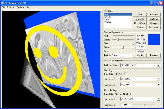 GLSandbox Screenshot